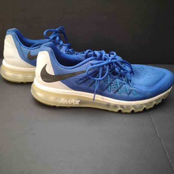 Nike Running Air Max Men's Size 12 Blue Neutral Ride / Soft Sneakers - Picture 2 of 9